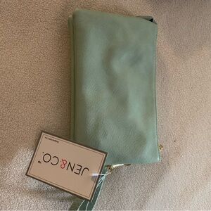 Jen & Co. Mint Green Clutch